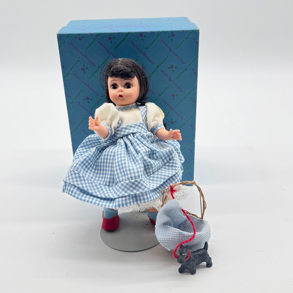 Madame Alexander Dorothy Wizard of Oz Doll with Toto Basket and Box 8 inch